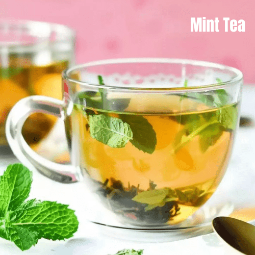 Mint Tea Recipe with Green Tea and Fresh Mint Leaves