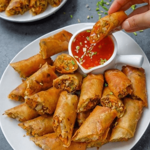 Crispy Veggie Spring Rolls: A Delightful Crunchy Treat