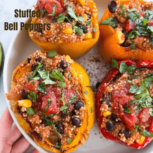 Flavorful Vegetarian Quinoa Stuffed Bell Peppers Recipe