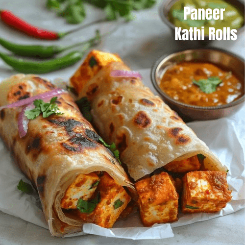 Paneer Kathi Roll: A Delicious Indian Street Food!