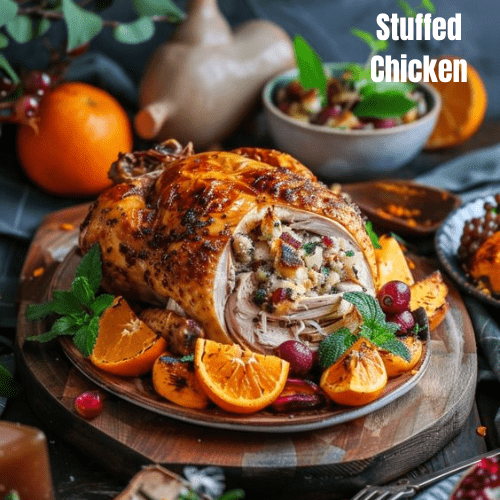 Succulent Stuffed Whole Chicken Recipe: A Flavorful Feast