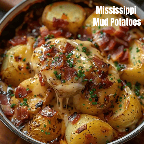 Delicious Mississippi Mud Potatoes Recipe: A Hearty, Cheesy Side Dish