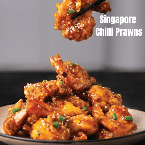 Singapore Chilli Prawns: A Spicy Dish with a Twist!